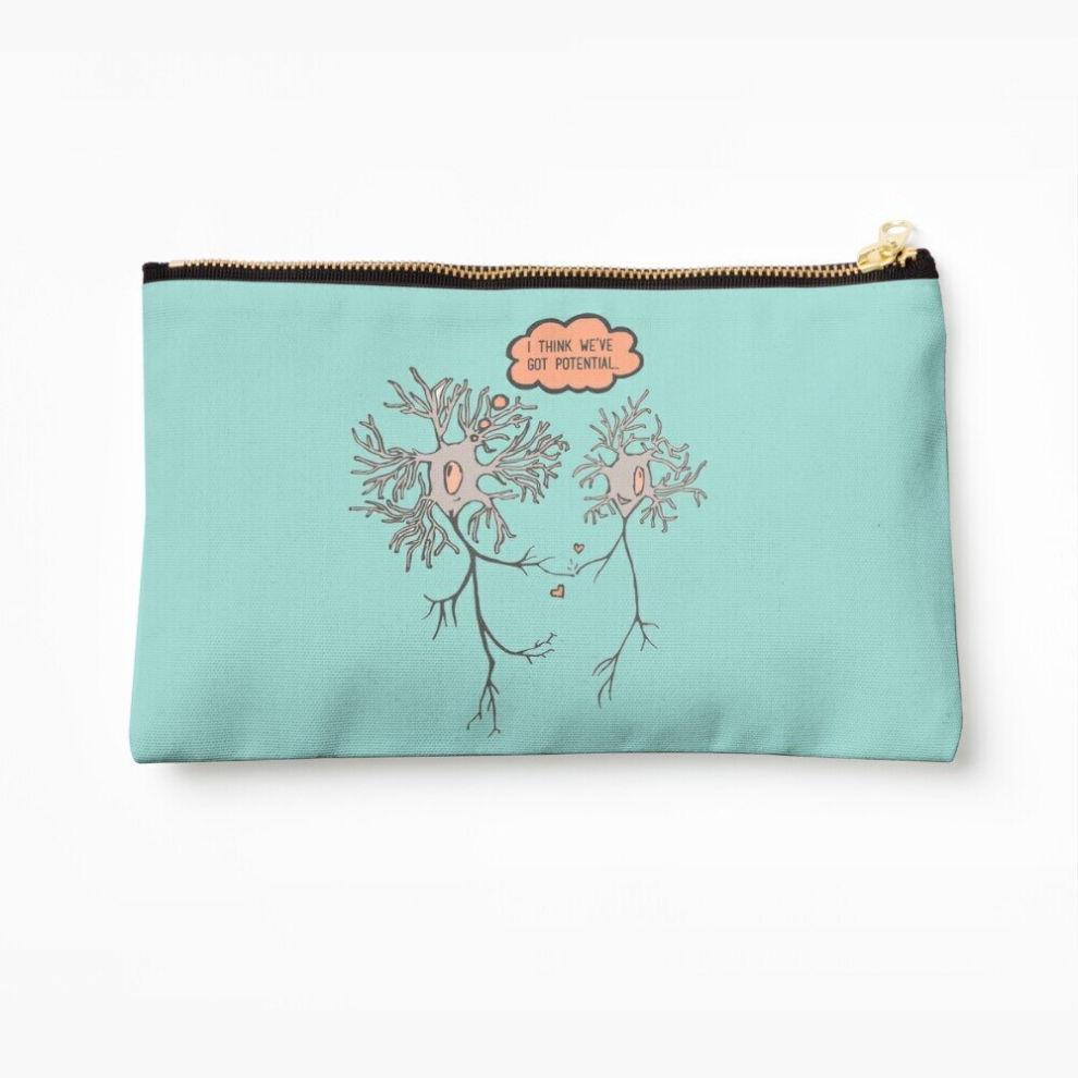 Whibos Makeup Bag I Think We've Got Potential Cosmetic Organizer Tyvek Paper Bags Zipper Pouch