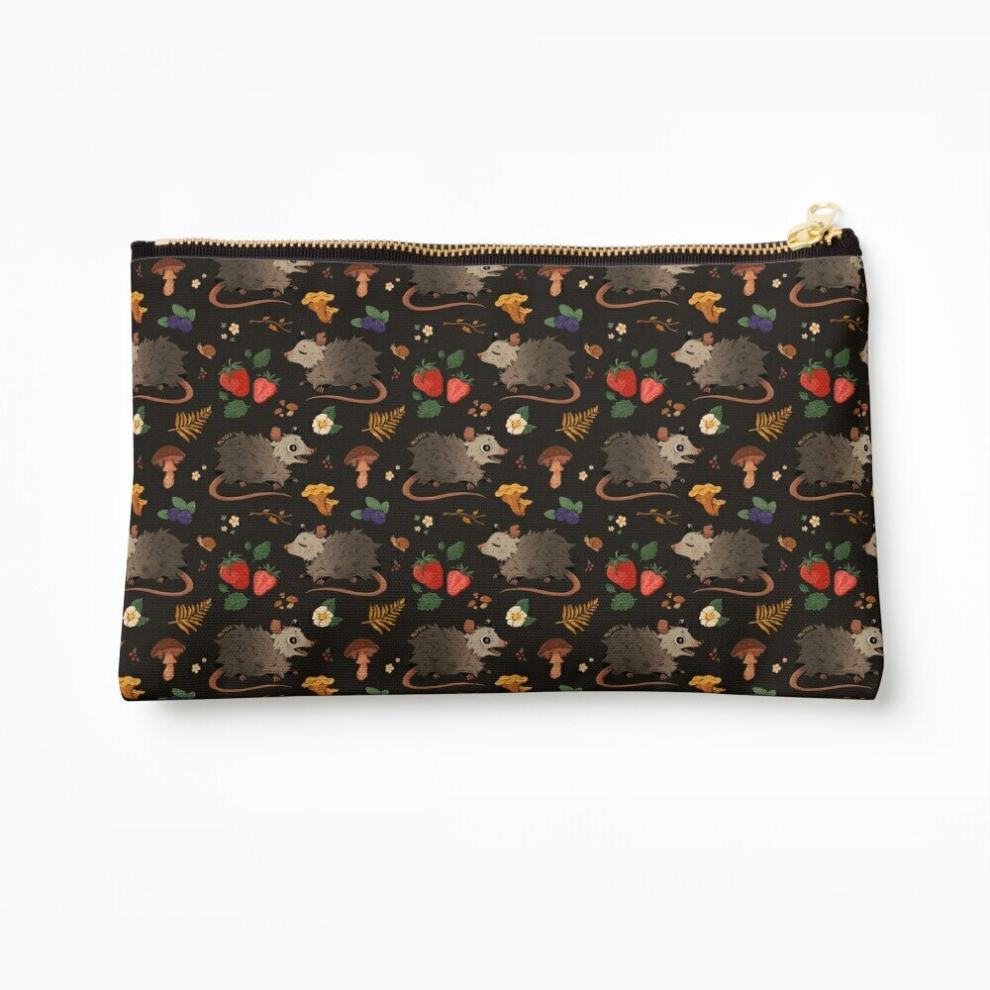 Whibos Makeup Bag Possums Treats Cosmetic Organizer Tyvek Paper Bags Zipper Pouch
