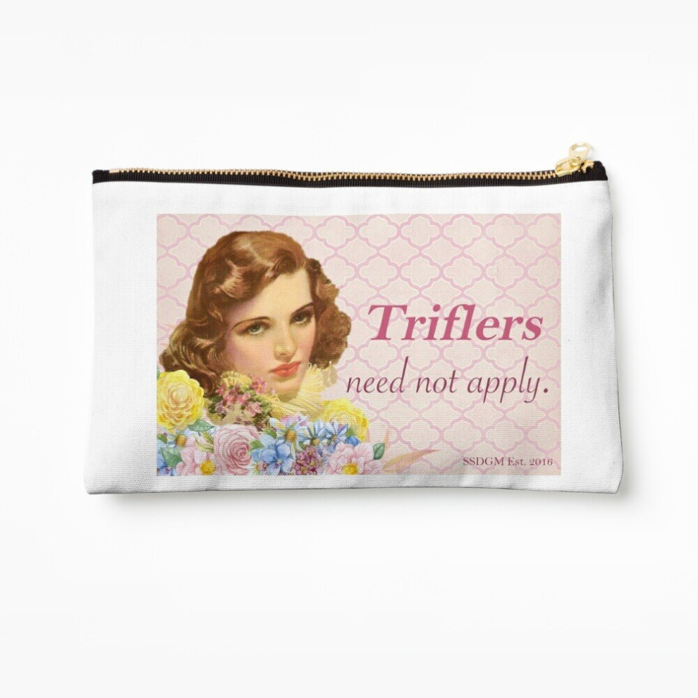 Whibos Makeup Bag Triflers Need Not Apply - My Favorite Murder Cosmetic Organizer Tyvek Paper Bags Zipper Pouch