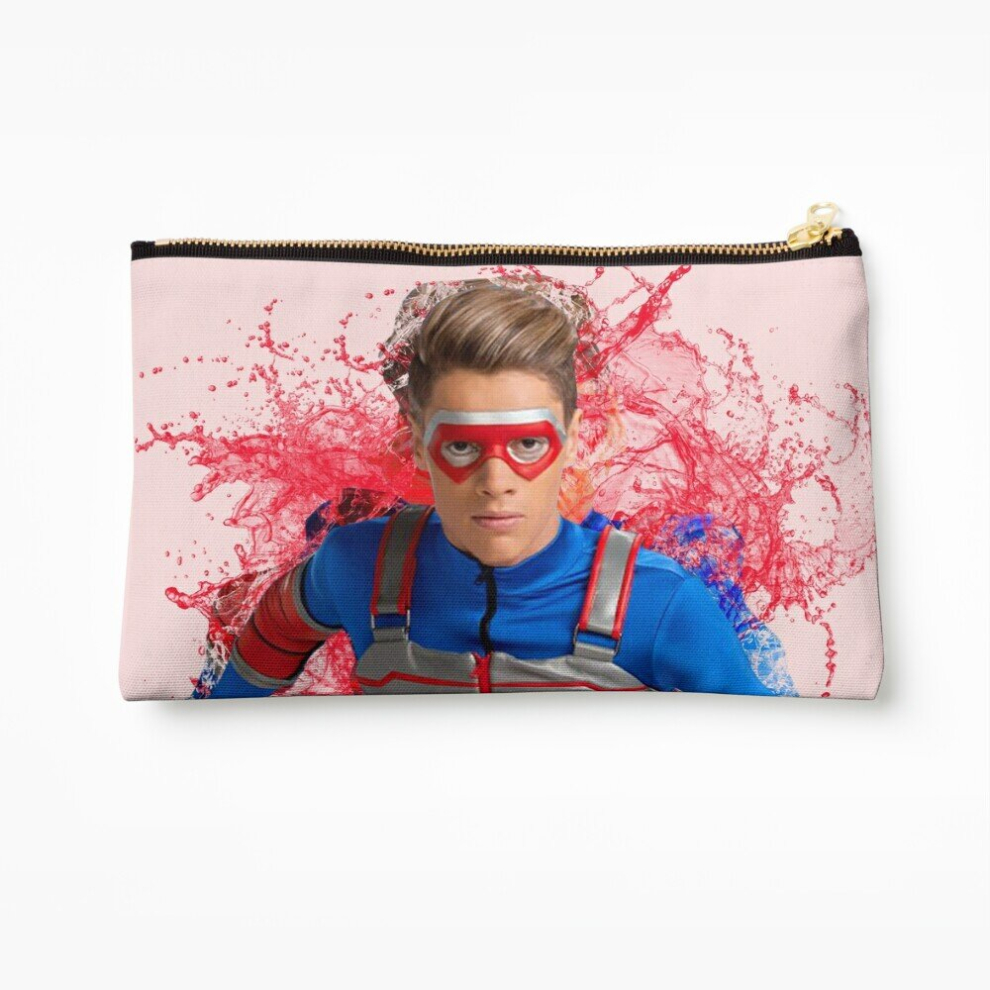 Whibos Makeup Bag Kid Danger - Water Splashes Cosmetic Organizer Tyvek Paper Bags Zipper Pouch
