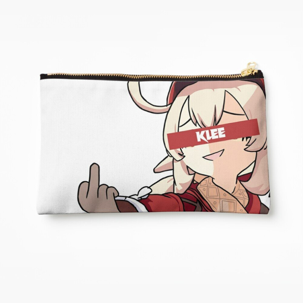 Whibos Makeup Bag Genshin Impact Klee Funny Cosmetic Organizer Tyvek Paper Bags Zipper Pouch