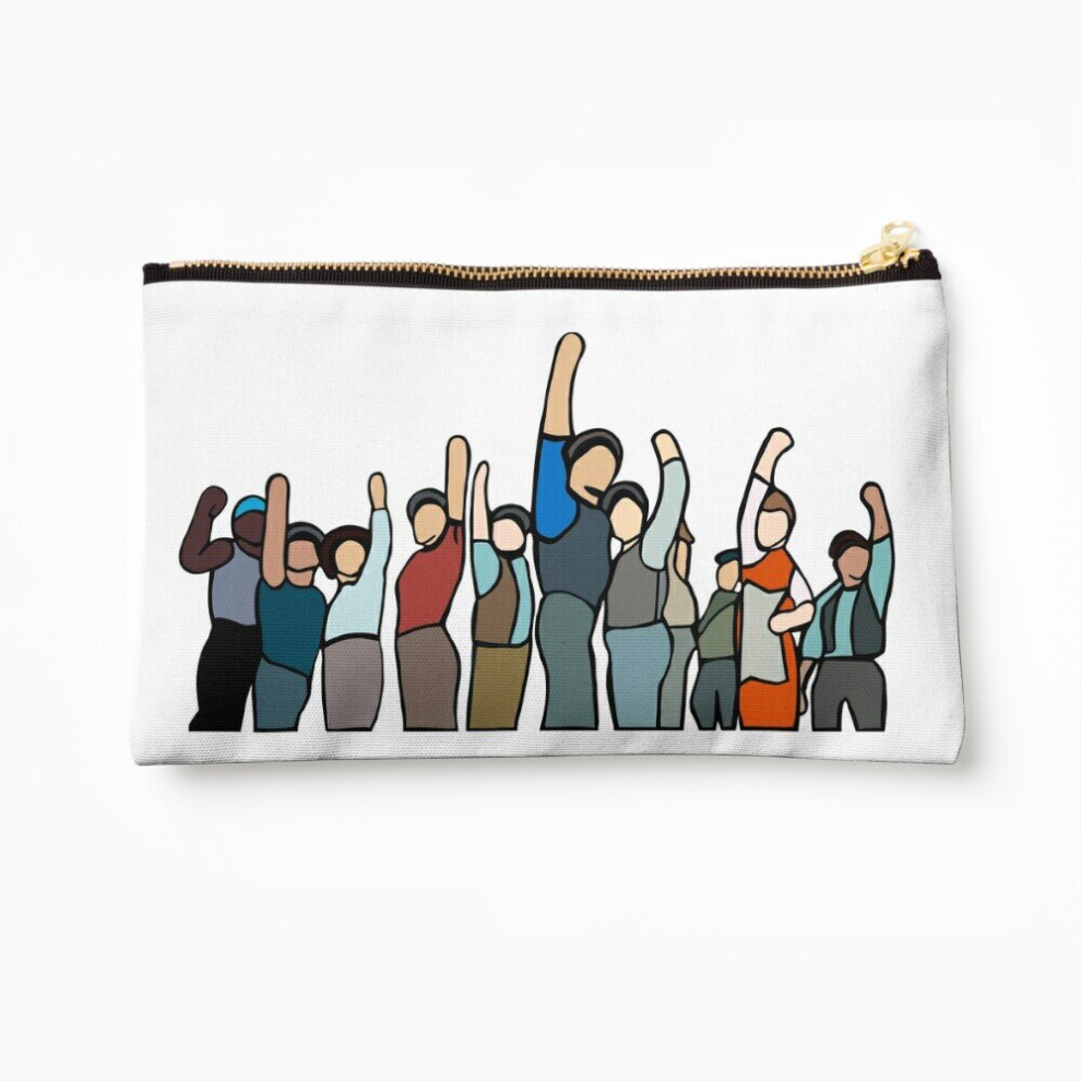 Whibos Makeup Bag Newsies Newsboys Strong And Defiant Cosmetic Organizer Tyvek Paper Bags Zipper Pouch