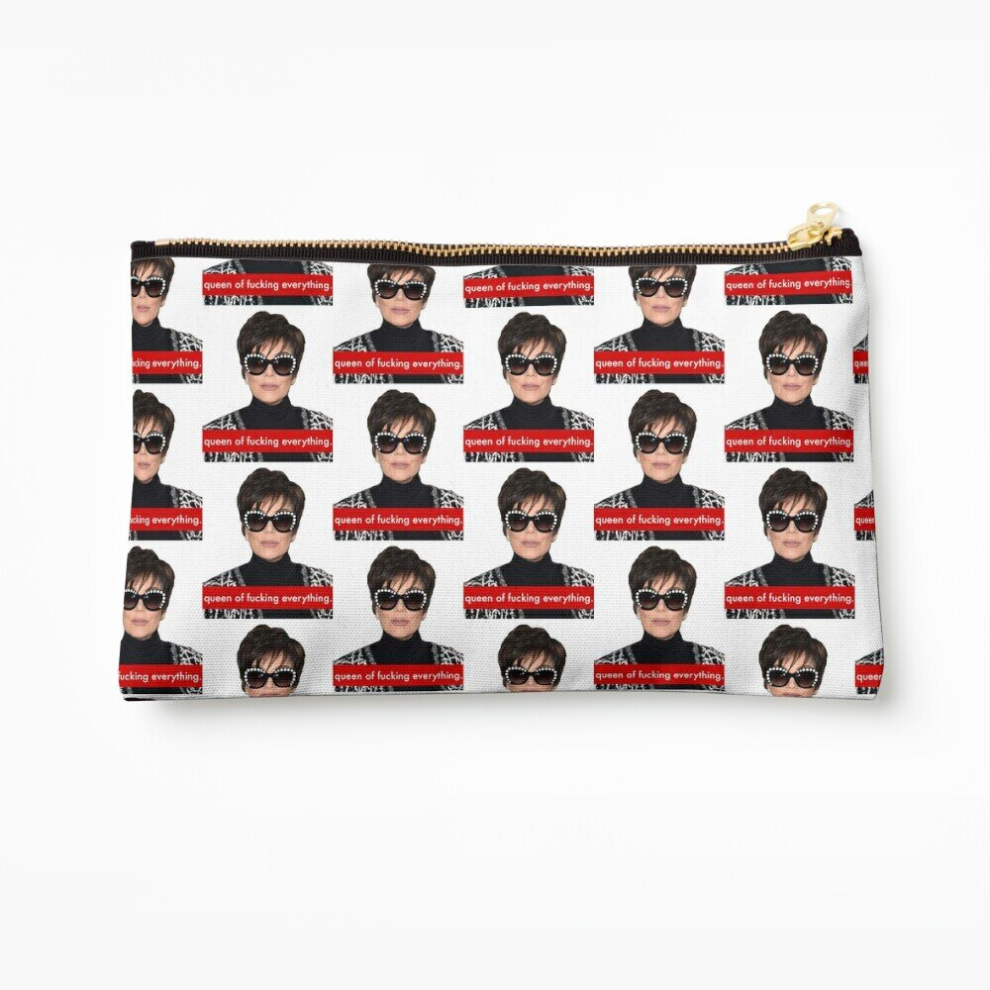Whibos Makeup Bag Kris Jenner Merch Cosmetic Organizer Tyvek Paper Bags Zipper Pouch