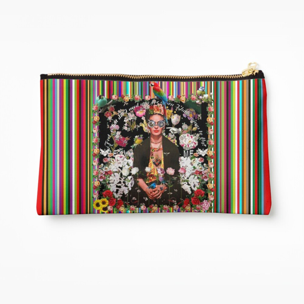 Whibos Makeup Bag Frida Incognito Cosmetic Organizer Tyvek Paper Bags Zipper Pouch