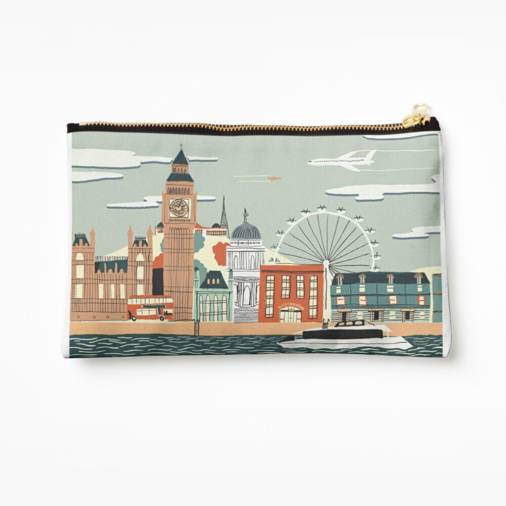 Whibos Makeup Bag London Cosmetic Organizer Tyvek Paper Bags Zipper Pouch