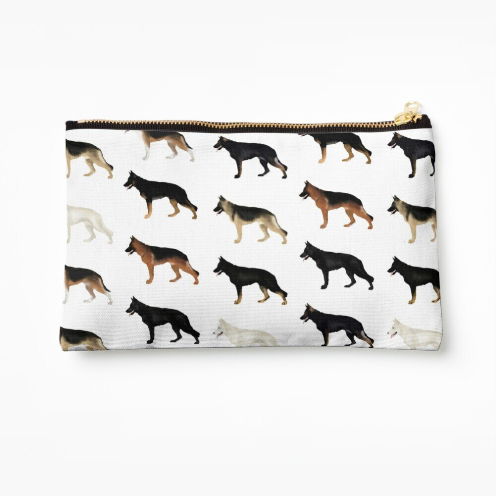 Whibos Makeup Bag German Shepherd: Variety Pack Cosmetic Organizer Tyvek Paper Bags Zipper Pouch