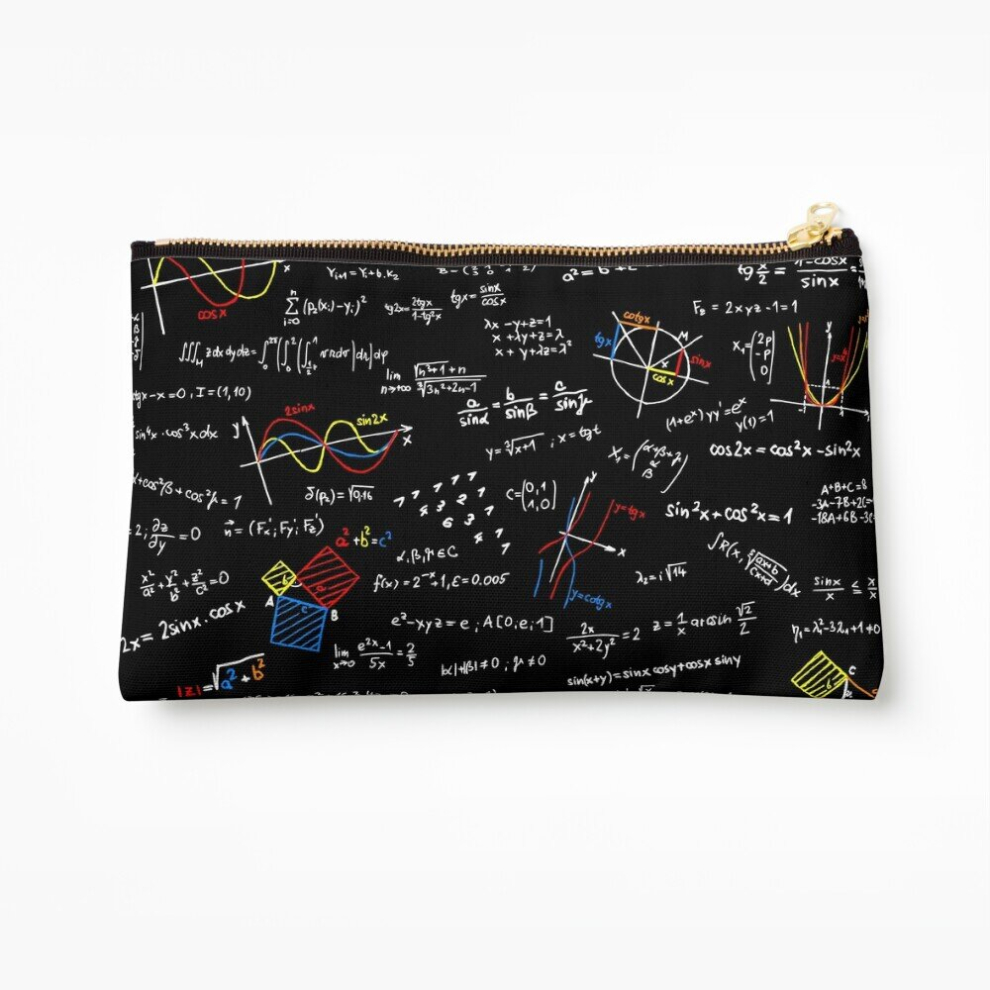 Whibos Makeup Bag Physics Equations Cosmetic Organizer Tyvek Paper Bags Zipper Pouch