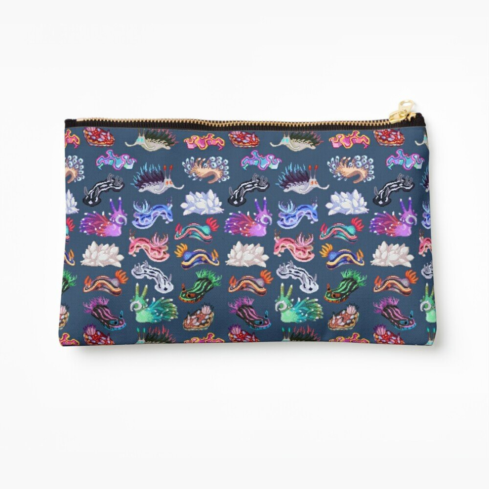 Whibos Makeup Bag Nudibranch Cosmetic Organizer Tyvek Paper Bags Zipper Pouch