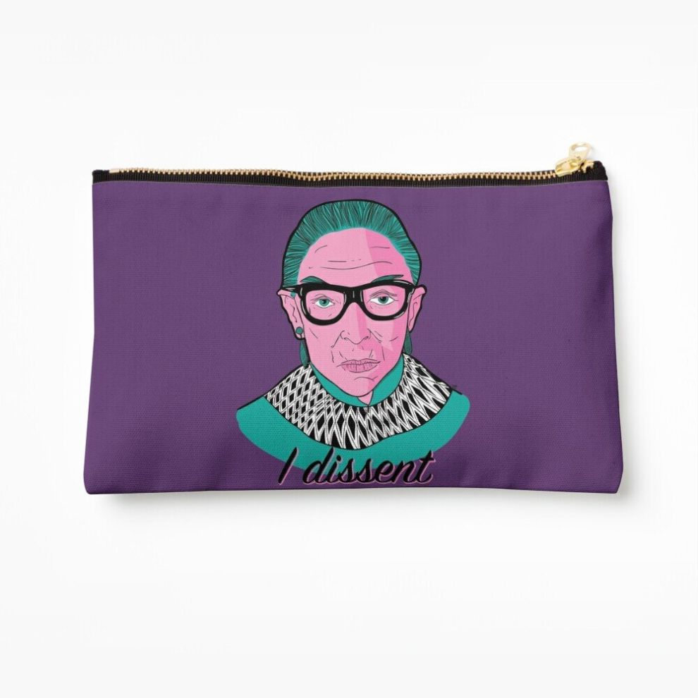 Whibos Makeup Bag Badass Ruth Cosmetic Organizer Tyvek Paper Bags Zipper Pouch
