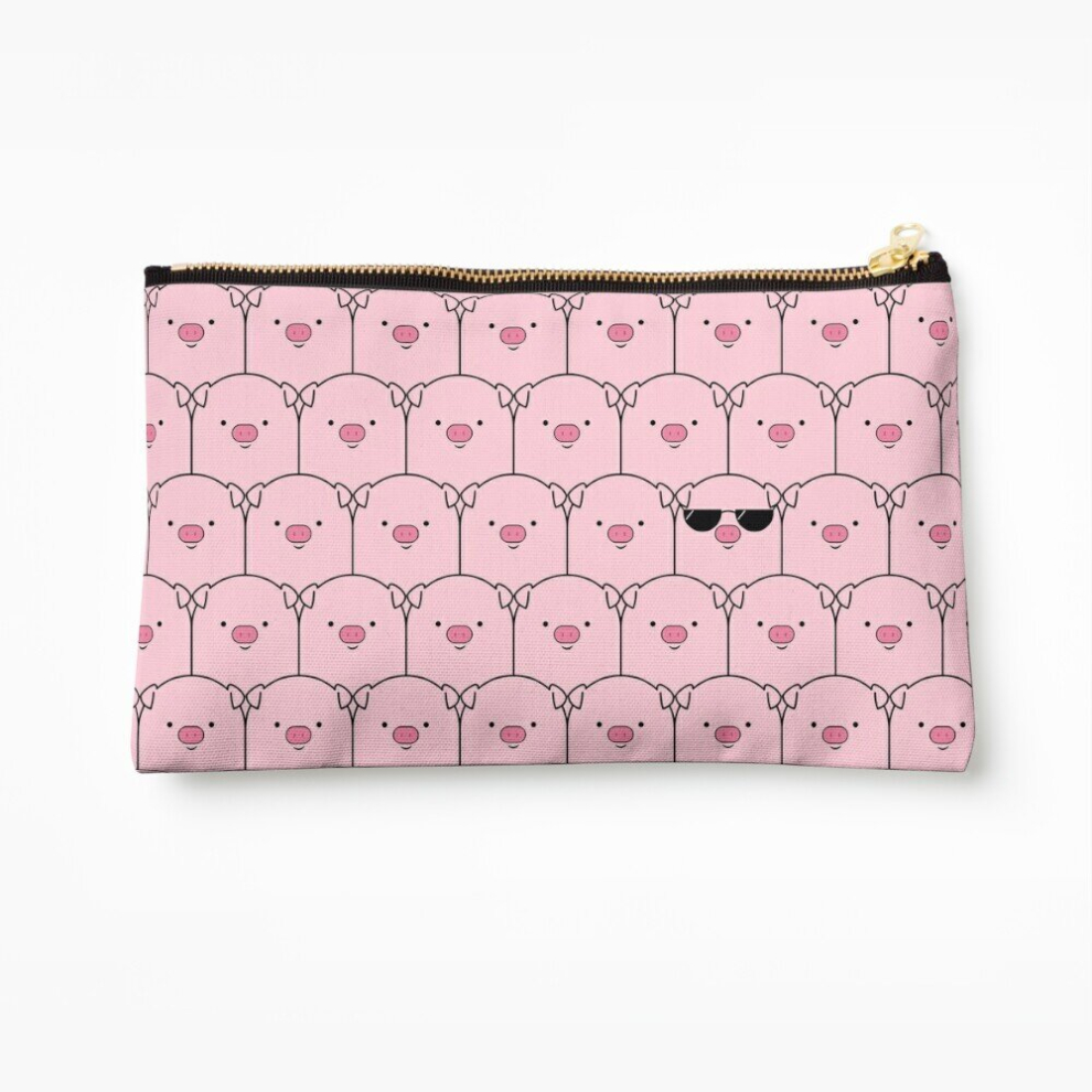 Whibos Makeup Bag That Cool Pig Cosmetic Organizer Tyvek Paper Bags Zipper Pouch