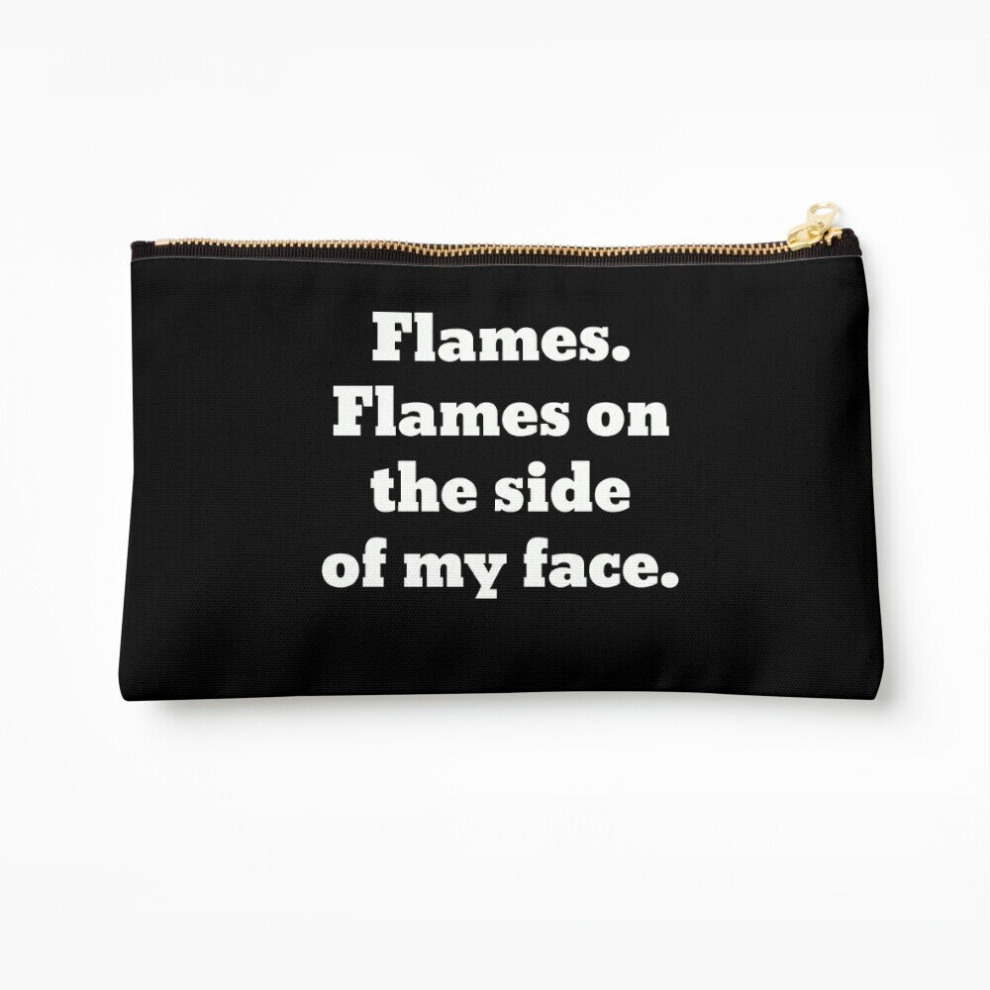 Whibos Makeup Bag Flames On The Side Of My Face Clue Cosmetic Organizer Tyvek Paper Bags Zipper Pouch