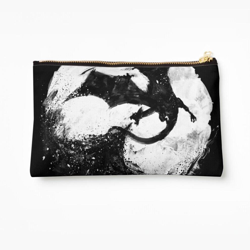 Whibos Makeup Bag Midnight Desolation Cosmetic Organizer Tyvek Paper Bags Zipper Pouch