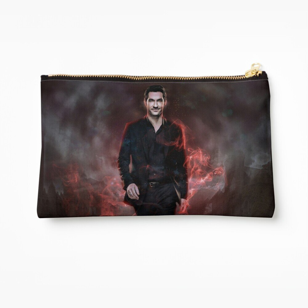 Whibos Makeup Bag Lucifer In Hell Cosmetic Organizer Tyvek Paper Bags Zipper Pouch