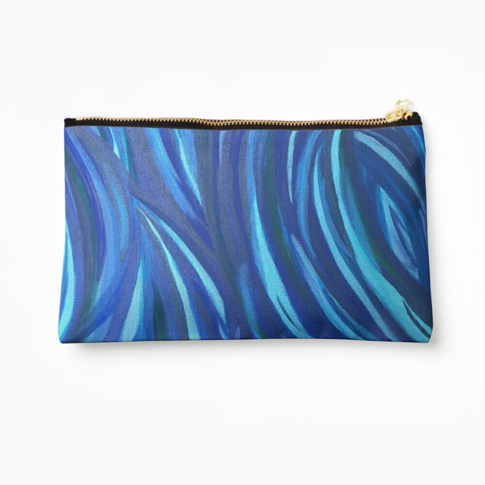 Whibos Makeup Bag Mindfulness Cosmetic Organizer Tyvek Paper Bags Zipper Pouch