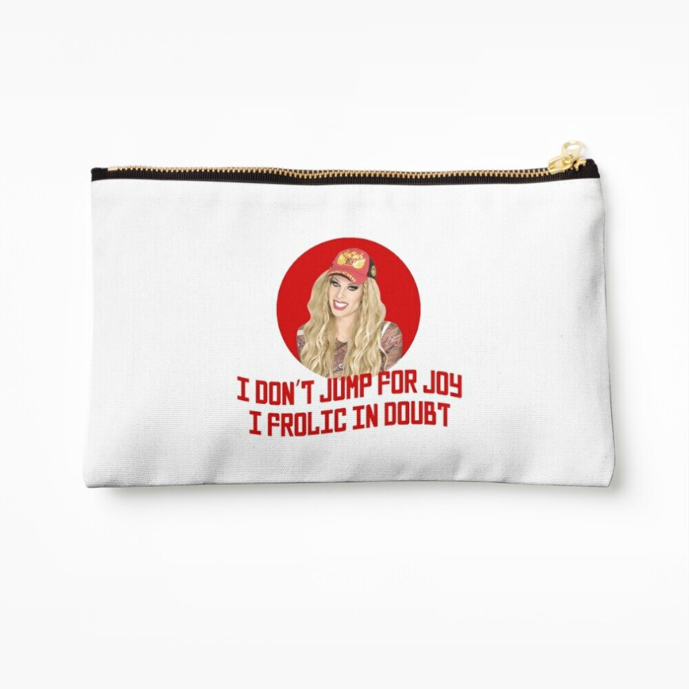 Whibos Makeup Bag Katya Zamo I Don't Jump For Joy - Rupaul's Drag Race Cosmetic Organizer Tyvek Paper Bags Zipper Pouch
