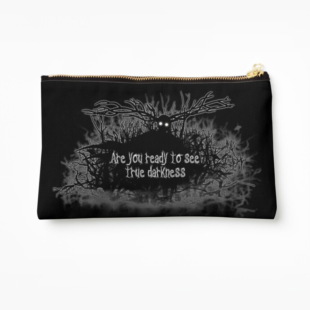 Whibos Makeup Bag True Darkess Cosmetic Organizer Tyvek Paper Bags Zipper Pouch