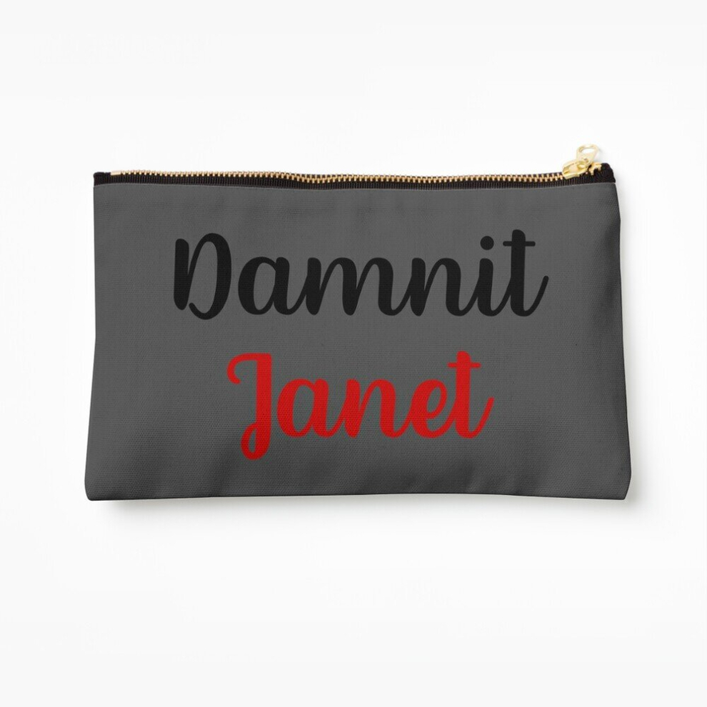 Whibos Makeup Bag Damnit, Janet Cosmetic Organizer Tyvek Paper Bags Zipper Pouch