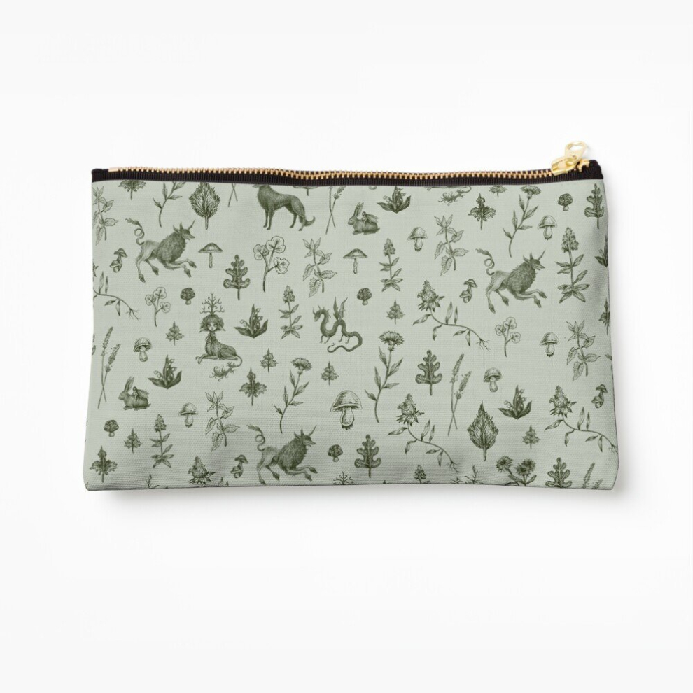 Whibos Makeup Bag Medieval Dingus Party! Cosmetic Organizer Tyvek Paper Bags Zipper Pouch