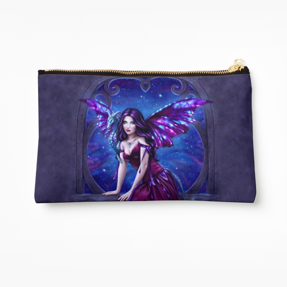 Whibos Makeup Bag Andromeda Dragon Cosmetic Organizer Tyvek Paper Bags Zipper Pouch