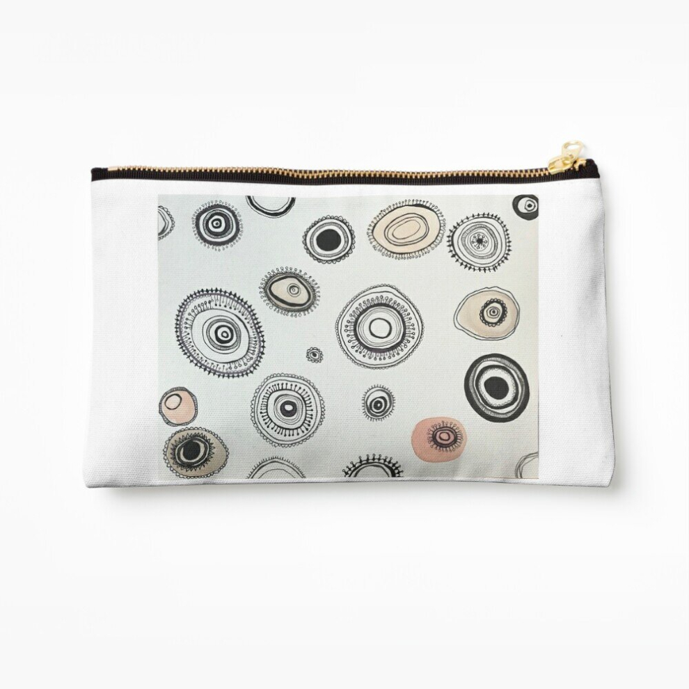 Whibos Makeup Bag Energy Cosmetic Organizer Tyvek Paper Bags Zipper Pouch
