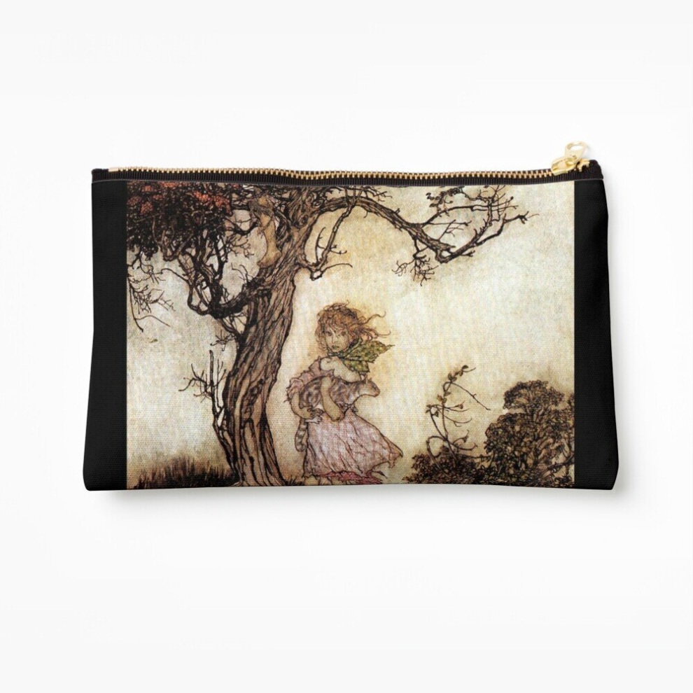 Whibos Makeup Bag Wild Children - Arthur Rackham Cosmetic Organizer Tyvek Paper Bags Zipper Pouch