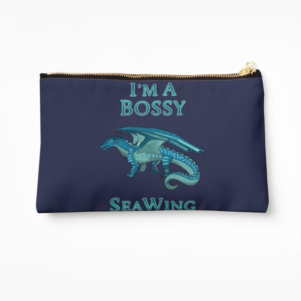 Whibos Makeup Bag I'm A Bossy Seawing Cosmetic Organizer Tyvek Paper Bags Zipper Pouch