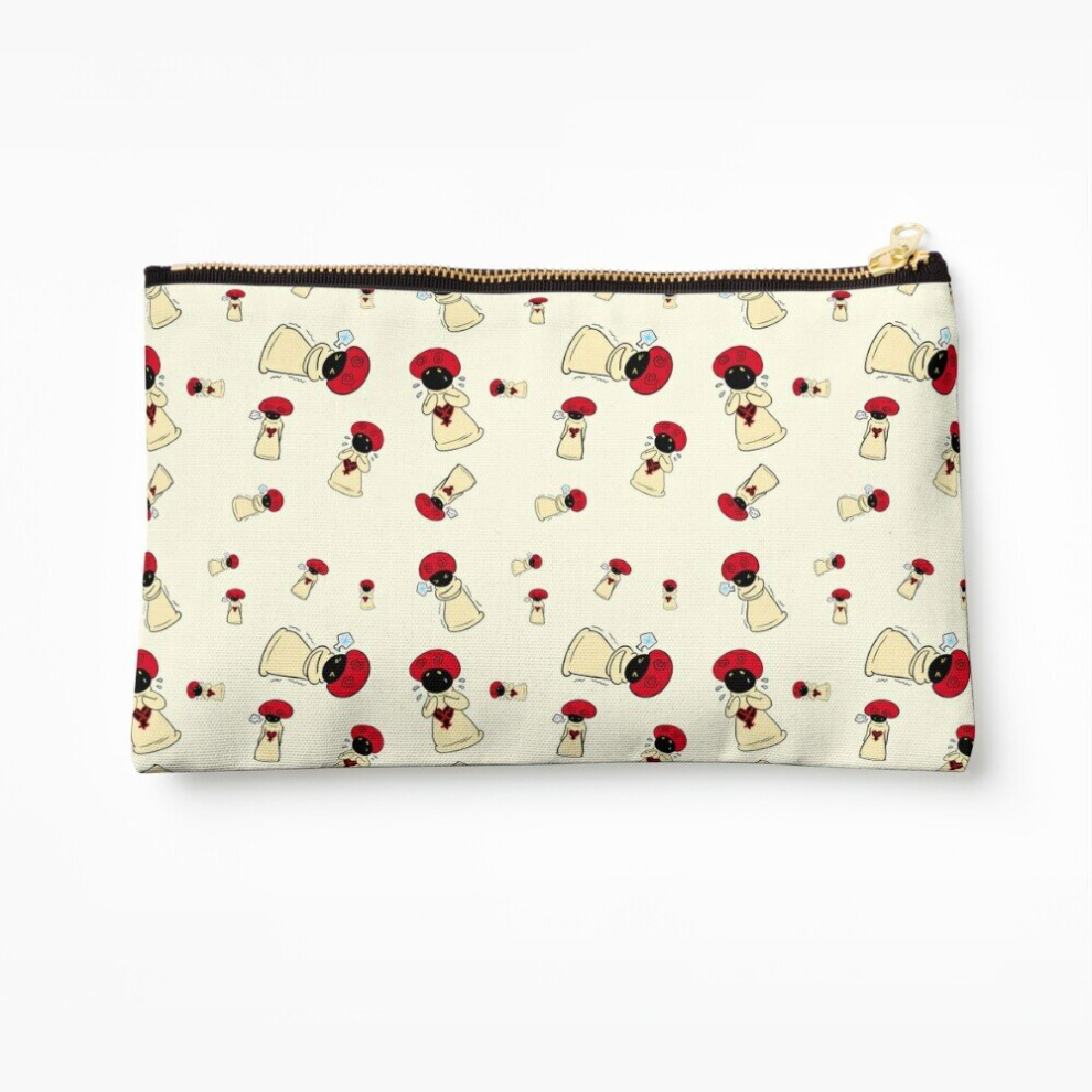 Whibos Makeup Bag Mushroom Trio Cosmetic Organizer Tyvek Paper Bags Zipper Pouch