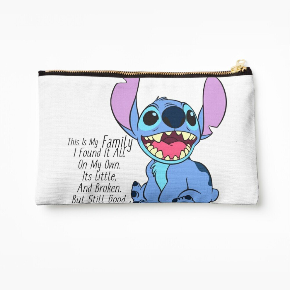 Whibos Makeup Bag Lilo And Stitch Cosmetic Organizer Tyvek Paper Bags Zipper Pouch