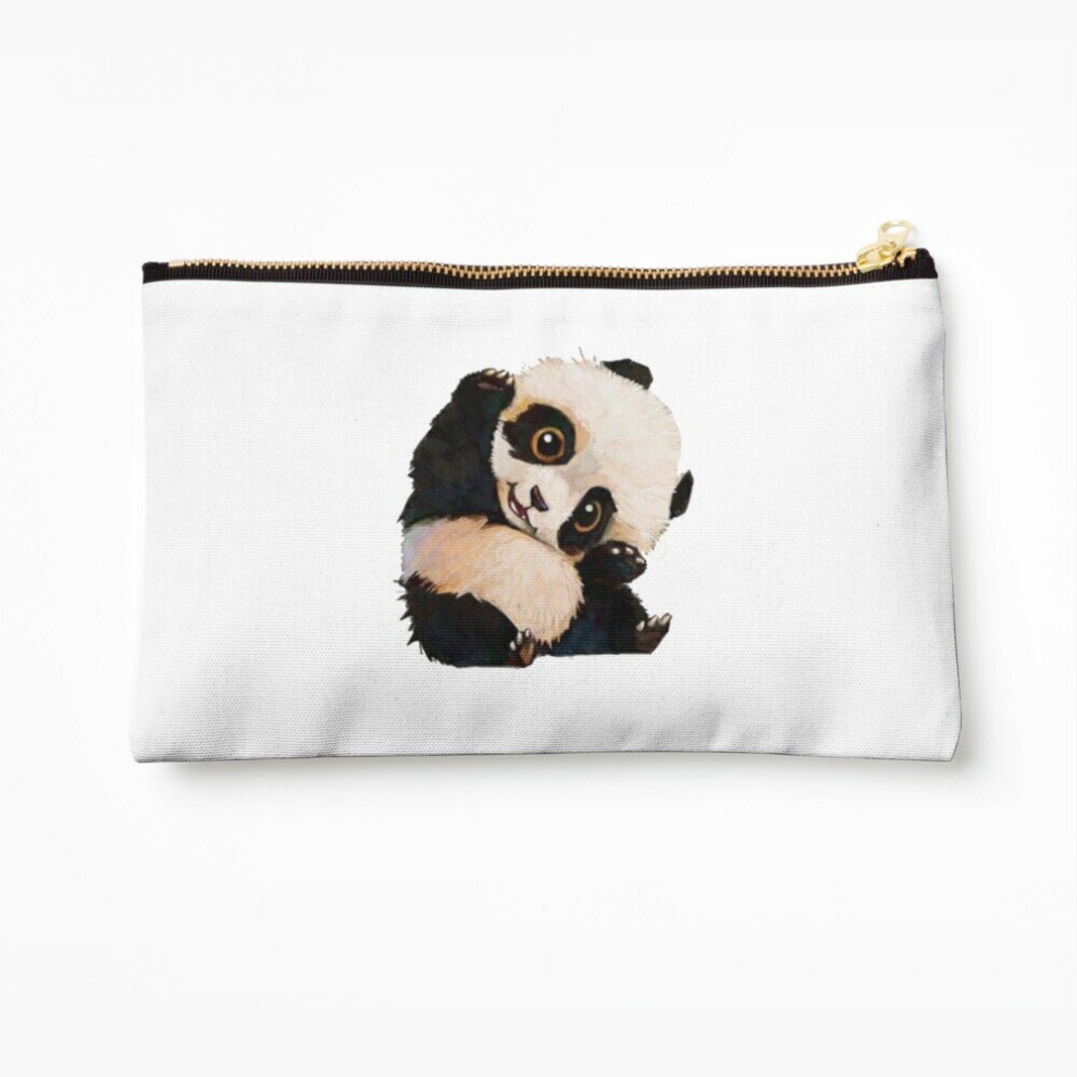 Whibos Makeup Bag Cute Panda Cosmetic Organizer Tyvek Paper Bags Zipper Pouch