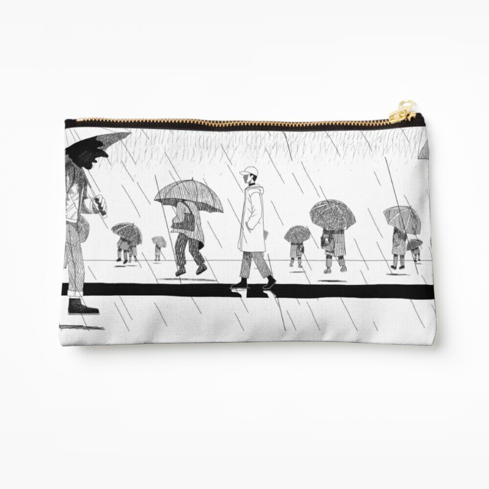 Whibos Makeup Bag Rm Forever Rain Stroll Cosmetic Organizer Tyvek Paper Bags Zipper Pouch