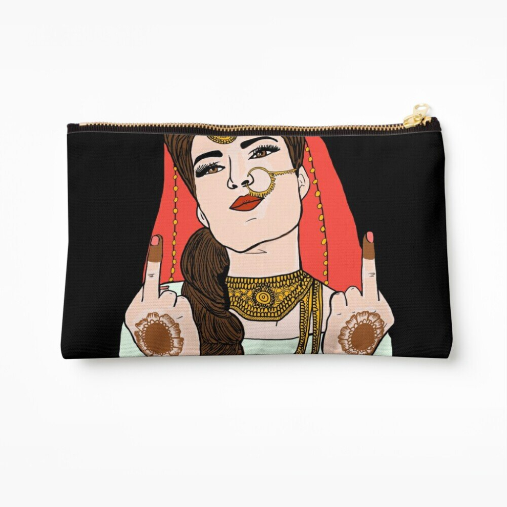 Whibos Makeup Bag Not So Subtle Cosmetic Organizer Tyvek Paper Bags Zipper Pouch