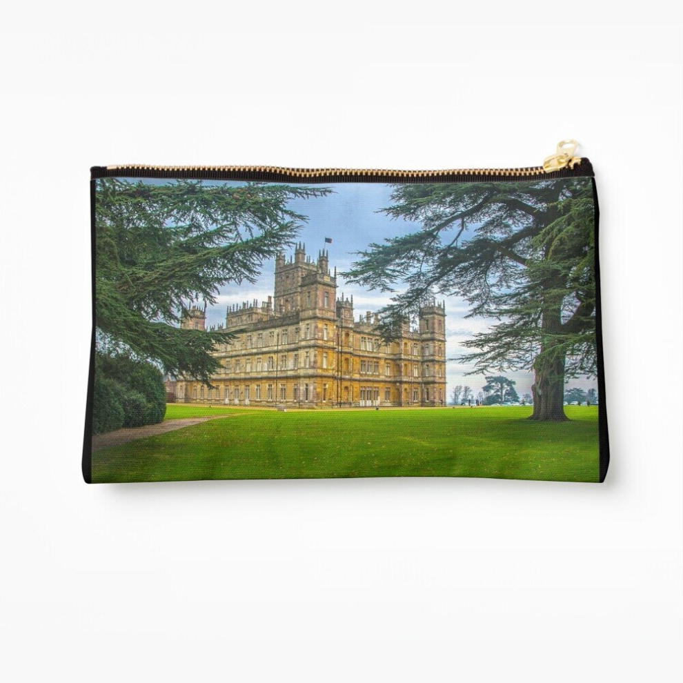 Whibos Makeup Bag Downton Abbey - Highclere Castle Cosmetic Organizer Tyvek Paper Bags Zipper Pouch