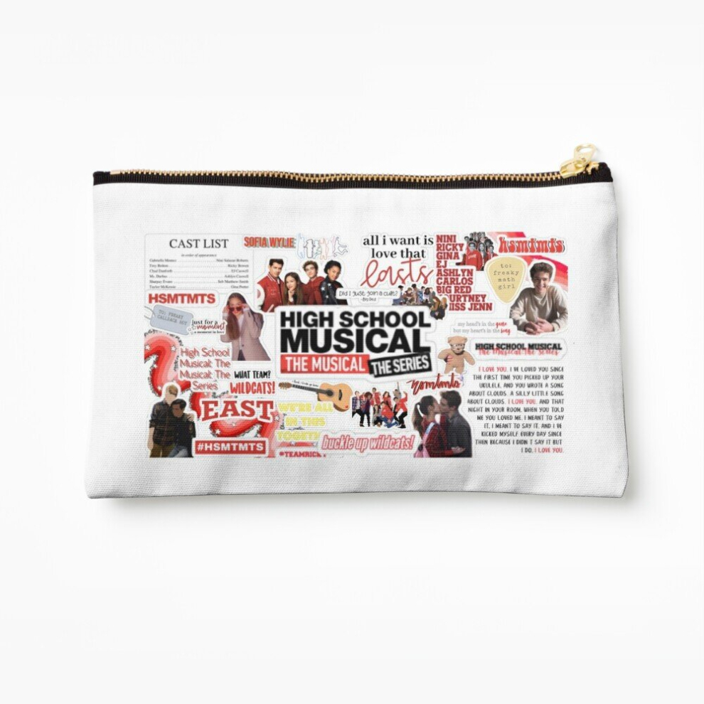 Whibos Makeup Bag Hsmtmts Collage Cosmetic Organizer Tyvek Paper Bags Zipper Pouch