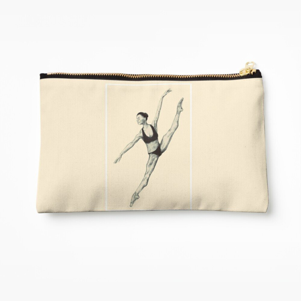 Whibos Makeup Bag Dance Like Misty Copeland Cosmetic Organizer Tyvek Paper Bags Zipper Pouch