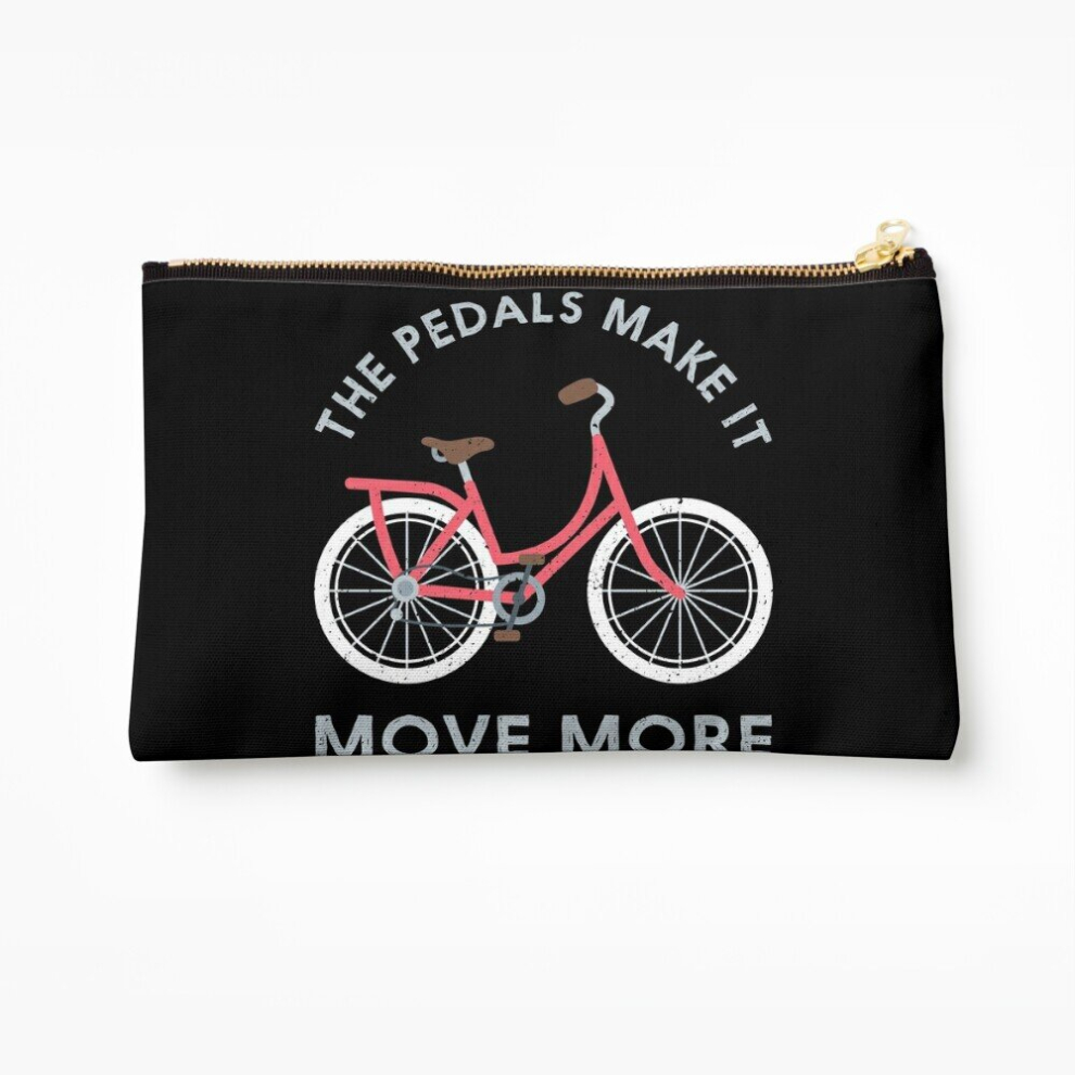 Whibos Makeup Bag The Pedals Make It Move More Schitt's Creek Quote Cosmetic Organizer Tyvek Paper Bags Zipper Pouch