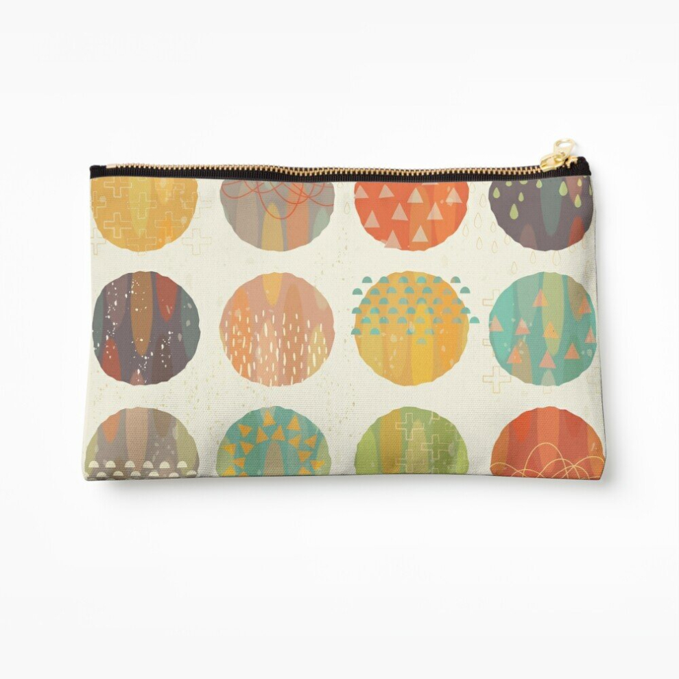 Whibos Makeup Bag Celestial Bodies Cosmetic Organizer Tyvek Paper Bags Zipper Pouch
