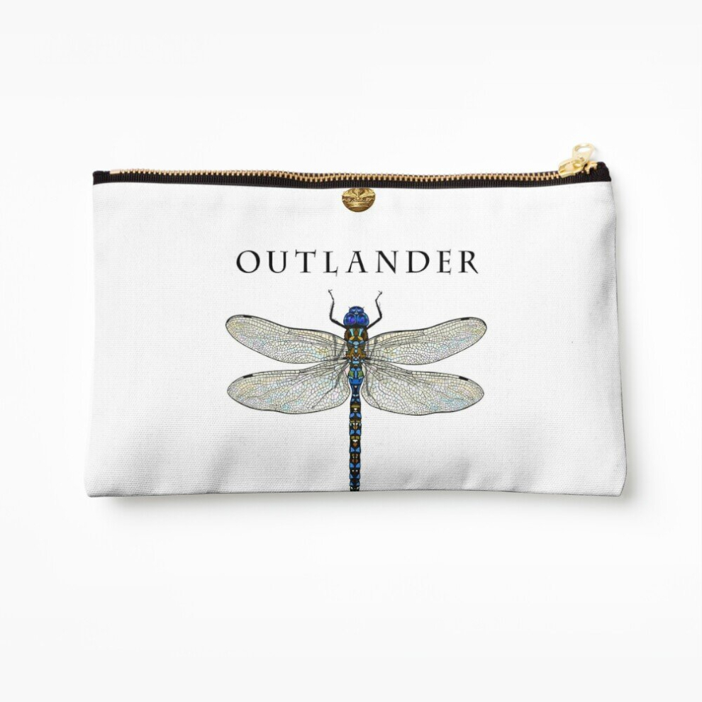 Whibos Makeup Bag Outlander Dragonfly #2 Cosmetic Organizer Tyvek Paper Bags Zipper Pouch
