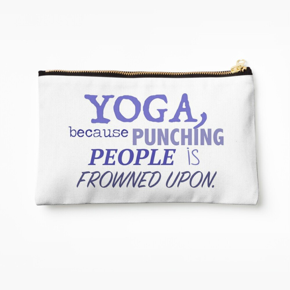 Whibos Makeup Bag Yoga Cosmetic Organizer Tyvek Paper Bags Zipper Pouch