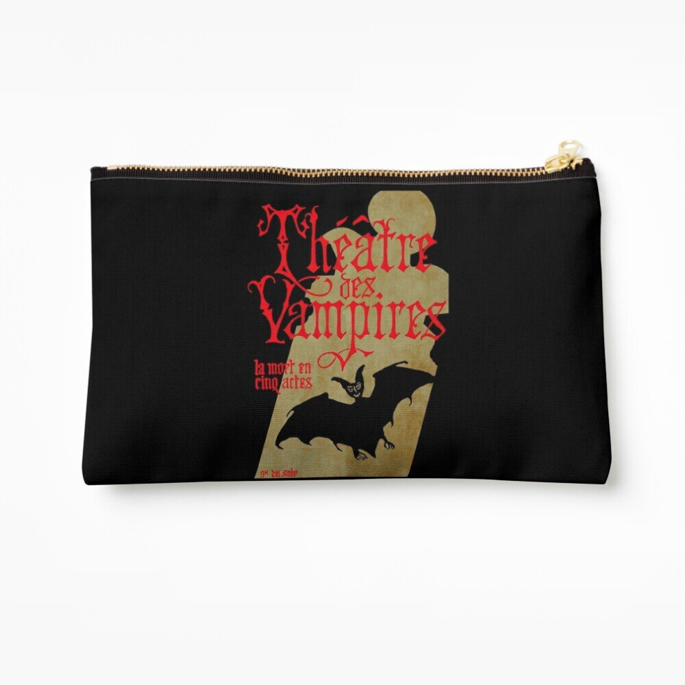 Whibos Makeup Bag Interview With The Vampire Bat Cosmetic Organizer Tyvek Paper Bags Zipper Pouch