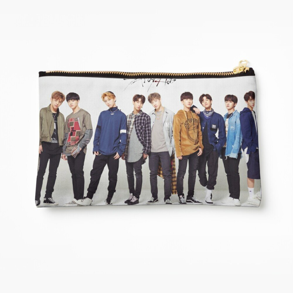 Whibos Makeup Bag Stray Kids Kpop Cosmetic Organizer Tyvek Paper Bags Zipper Pouch