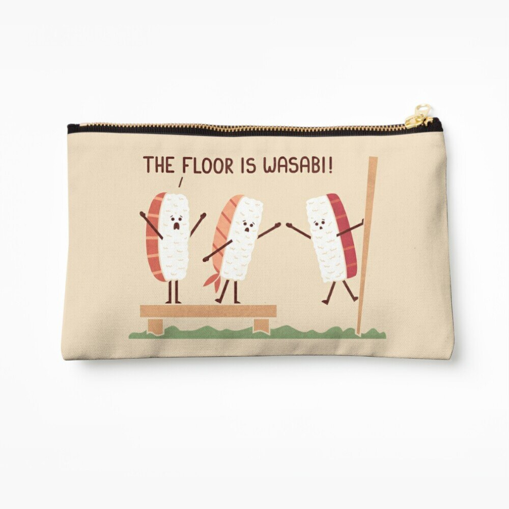 Whibos Makeup Bag Wasabi Cosmetic Organizer Tyvek Paper Bags Zipper Pouch