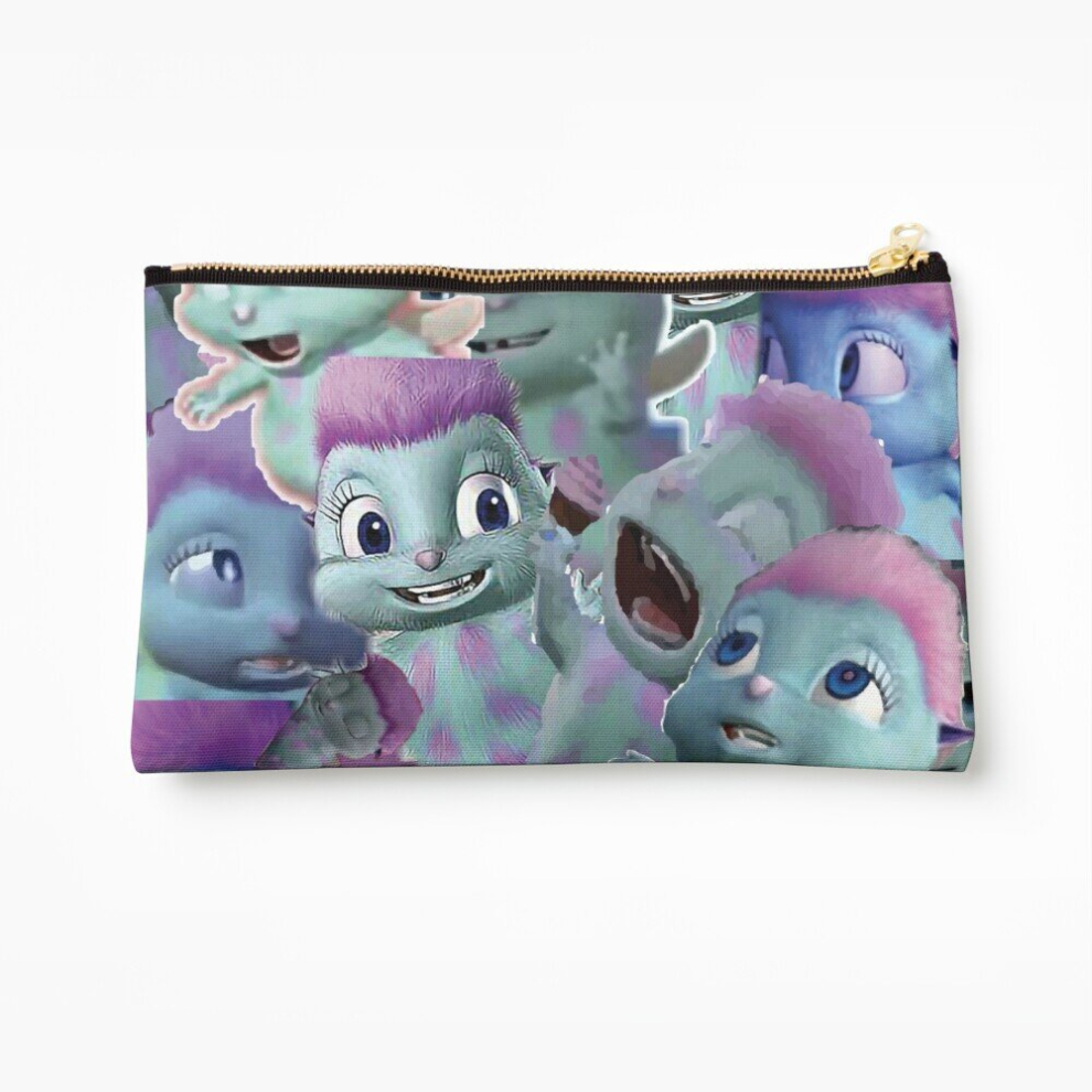 Whibos Makeup Bag Bibble Collage Cosmetic Organizer Tyvek Paper Bags Zipper Pouch