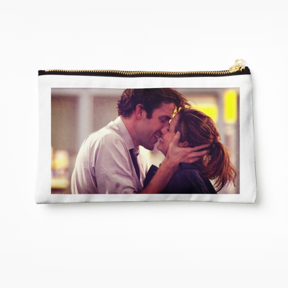 Whibos Makeup Bag Jim And Pam Proposal Kissing Cosmetic Organizer Tyvek Paper Bags Zipper Pouch
