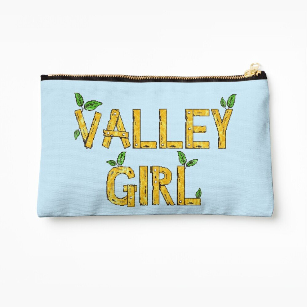 Whibos Makeup Bag Valley Girl Stardew Valley Cosmetic Organizer Tyvek Paper Bags Zipper Pouch