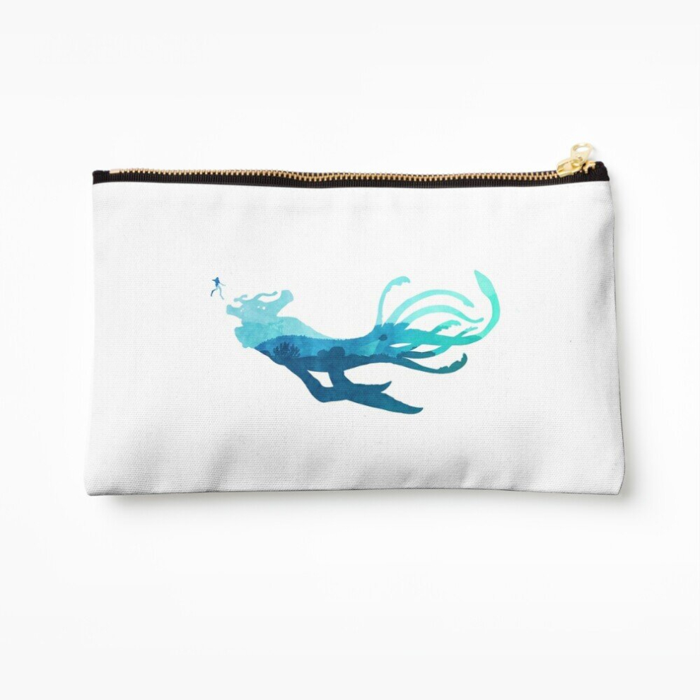 Whibos Makeup Bag Subnautica - Sea Emperor Encounter Cosmetic Organizer Tyvek Paper Bags Zipper Pouch