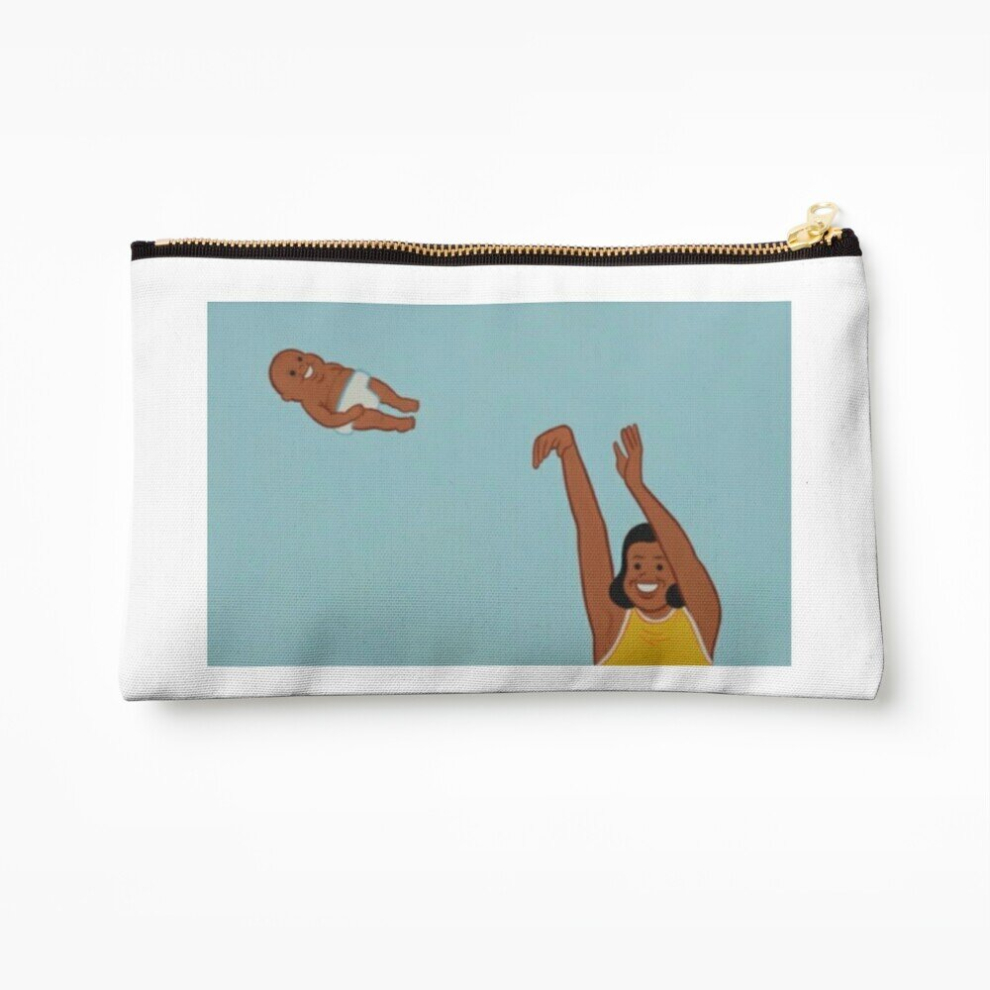 Whibos Makeup Bag Meme Yeet (Throwing Baby) Cosmetic Organizer Tyvek Paper Bags Zipper Pouch