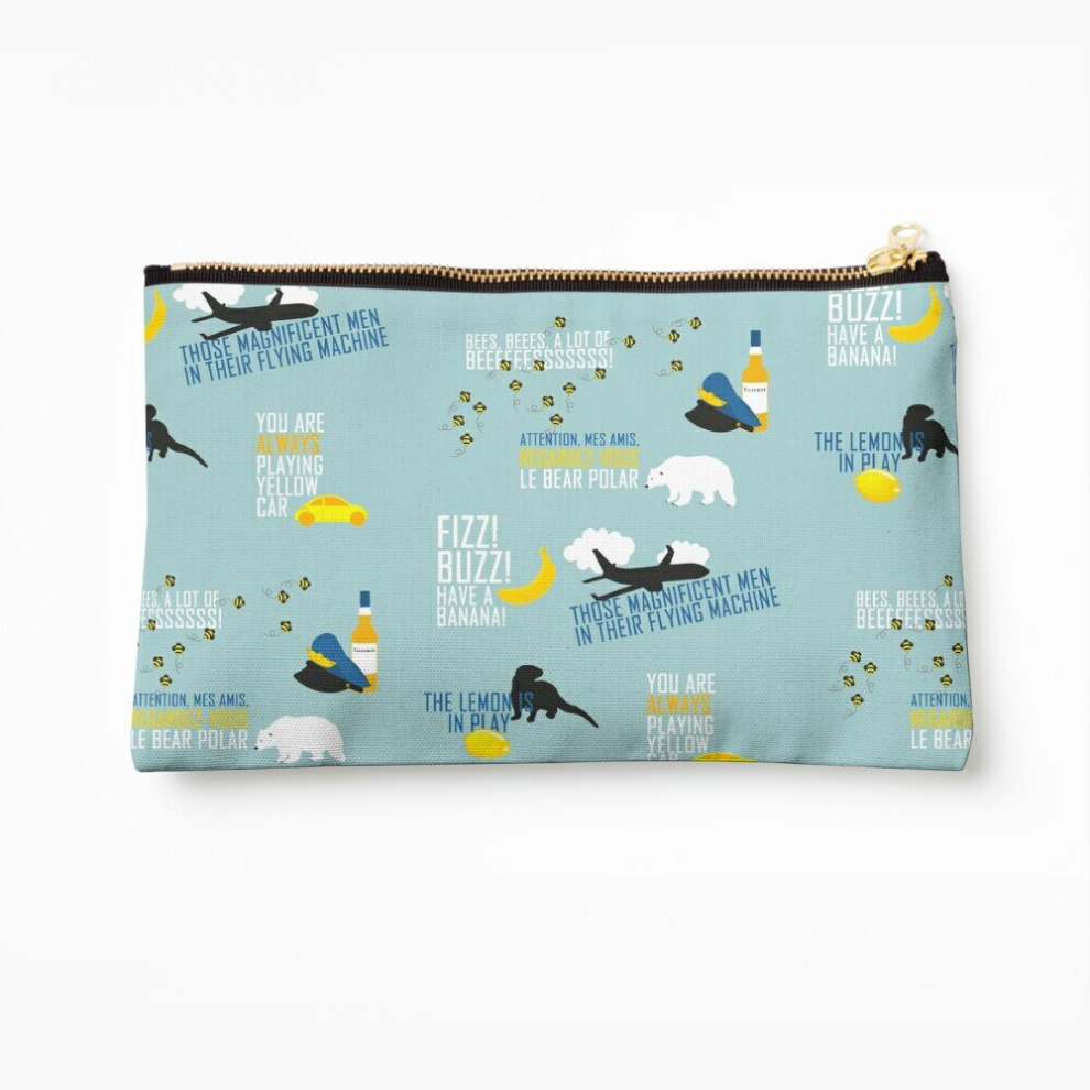 Whibos Makeup Bag Cabin Pressure Cosmetic Organizer Tyvek Paper Bags Zipper Pouch