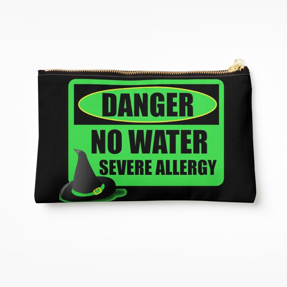 Whibos Makeup Bag Wizard Of Oz Character Wicked Witch Allergic To Water Cosmetic Organizer Tyvek Paper Bags Zipper Pouch