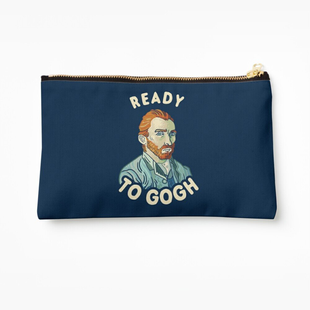 Whibos Makeup Bag Ready To Gogh Cosmetic Organizer Tyvek Paper Bags Zipper Pouch