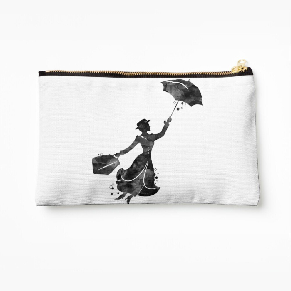 Whibos Makeup Bag Mary Poppins Cosmetic Organizer Tyvek Paper Bags Zipper Pouch